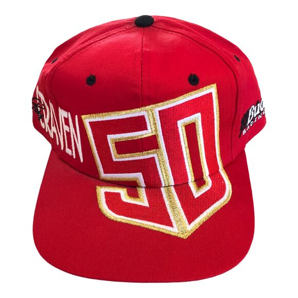 VTG Ricky Craven #50 BUDWEISER Racing NASCAR Hat - Picture 1 of 8